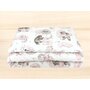 Lenjerie patut junior cu 2 piese, Qmini, Din bumbac certificat Oeko Tex Standard 100, 140 x 200 cm, Teddy Bear and Friends Pink - 2