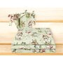 Lenjerie patut 3 piese, Qmini, Pentru patut 120x60 cm, Cu protectie laterala, Din bumbac certificat Oeko Tex Standard 100, Frogs - 2