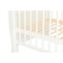 Qmini - Patut din lemn Julia 120x60 cm, multifunctional, cu sertar, Cu sina speciala pentru dentitie, EN716-1, EN716-2, Alb - 12