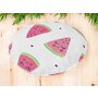 Pernuta anticolici, Qmini, Umpluta cu samburi de cirese, Cu husa din bumbac, Diametru 14 cm, Watermelon - 2