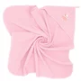 Prosop cu gluga, Qmini, Din bumbac, 80x80 cm, Pink - 1