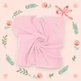 Prosop cu gluga, Qmini, Din bumbac, 80x80 cm, Pink - 2