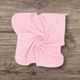 Prosop cu gluga, Qmini, Din bumbac, 80x80 cm, Pink - 5