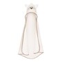 Qmini - Prosop cu gluga cu urechi, Din bumbac, Dimensiune mare 80x80 cm, Ecru Qwl - 2