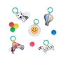Salteluta interactiva, Qmini, Abby,  Cu muzica, 20 bile, 6 jucarii,  Pentru activitati educationale, 85x85 cm, Multicolor - 17