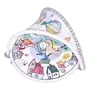 Salteluta interactiva, Qmini, Abby,  Cu muzica, 20 bile, 6 jucarii,  Pentru activitati educationale, 85x85 cm, Multicolor - 6