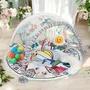 Salteluta interactiva, Qmini, Abby,  Cu muzica, 20 bile, 6 jucarii,  Pentru activitati educationale, 85x85 cm, Multicolor - 4