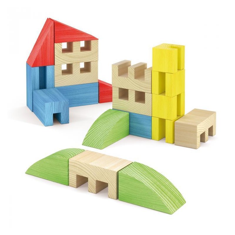 Quercetti - joc constructie toytown 22 piese