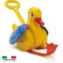 Quercetti - Jucarie pentru bebelusi cu maner Quack Flap Gasca - 4