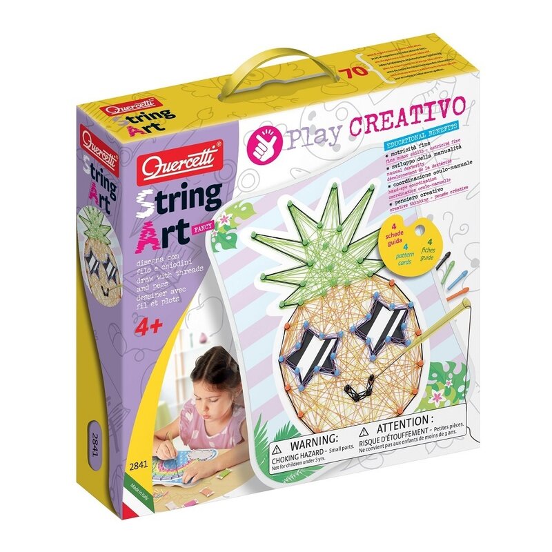 Quercetti - set creativ fancy , string art