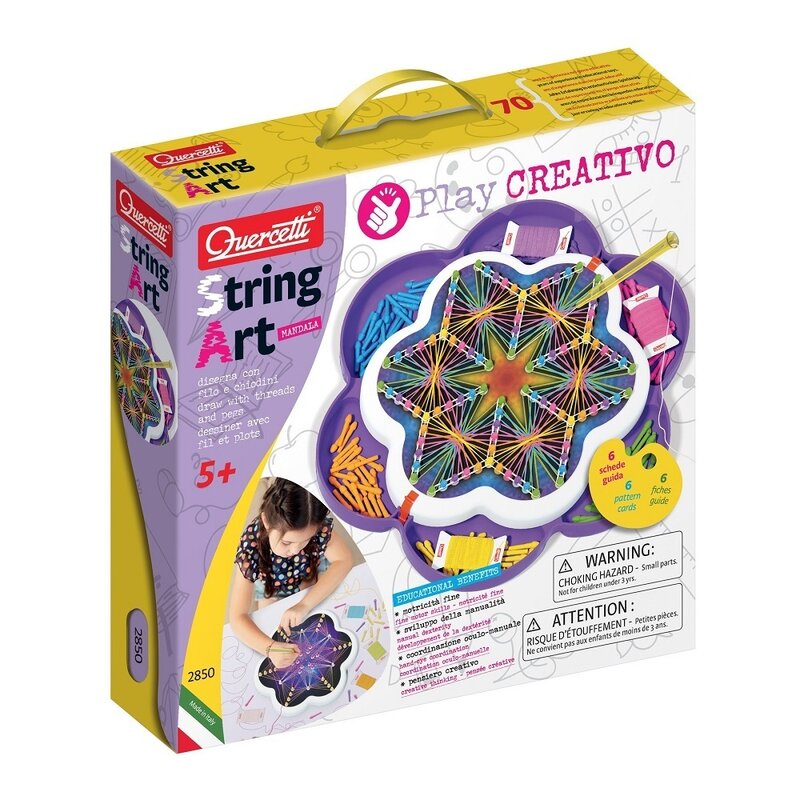 Quercetti - set creativ mandala , string art