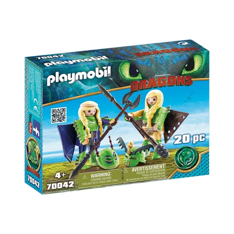 Playmobil - raffnut si taffnut in costume de zbor