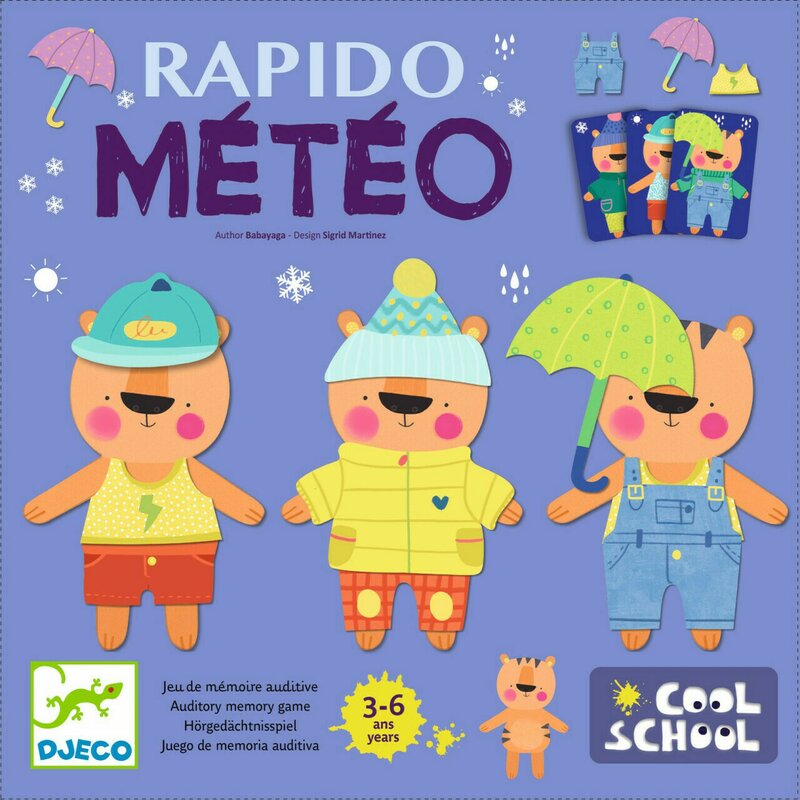 Djeco - Rapido Meteo, joc de memorie