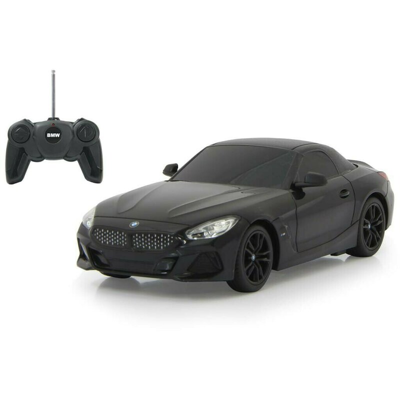 Rastar - masina cu telecomanda bmw z4 roadster negru scara 1 la 18