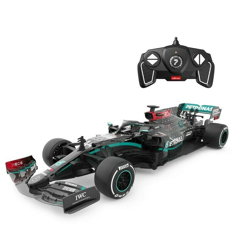 Rastar - masina cu telecomanda mercedes amg f1 w11 eq performance scara 1 la 18