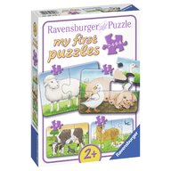 Ravensburger - Primul meu puzzle animale de la ferma, 2/4/6/8 piese