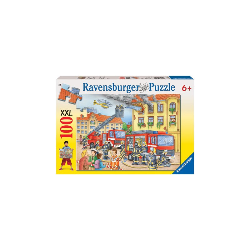 Ravensburger - Puzzle departamentul pompierilor, 100 piese