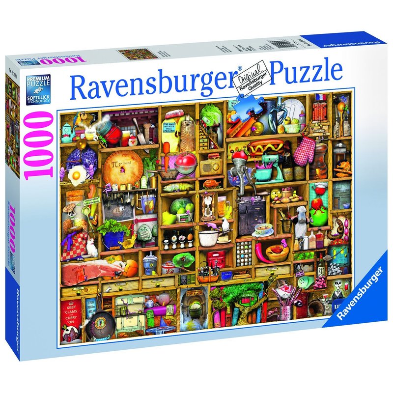 Ravensburger - puzzle dulap de bucatarie, 1000 piese