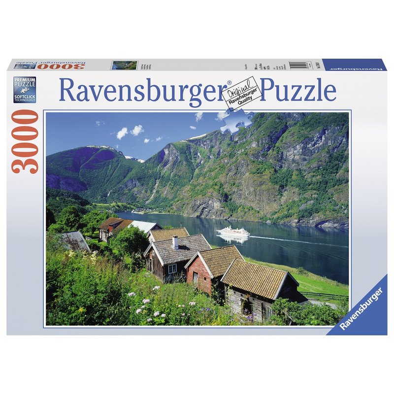 Ravensburger - Puzzle Fiordul Sognefjord, Norvegia 3000 piese