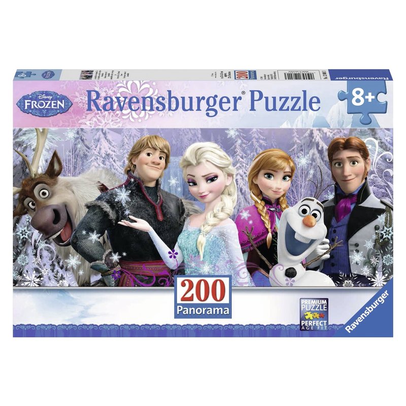 Ravensburger - Puzzle Frozen Panorama inghetata, 200 piese