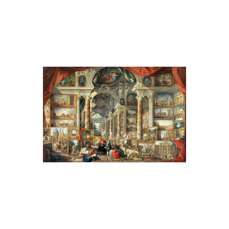 Ravensburger - puzzle giovani paolo panini - roma moderna, 5000 piese