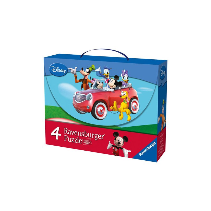 Ravensburger - Puzzle Mickey si prietenii, 2x25 piese/2x36 piese