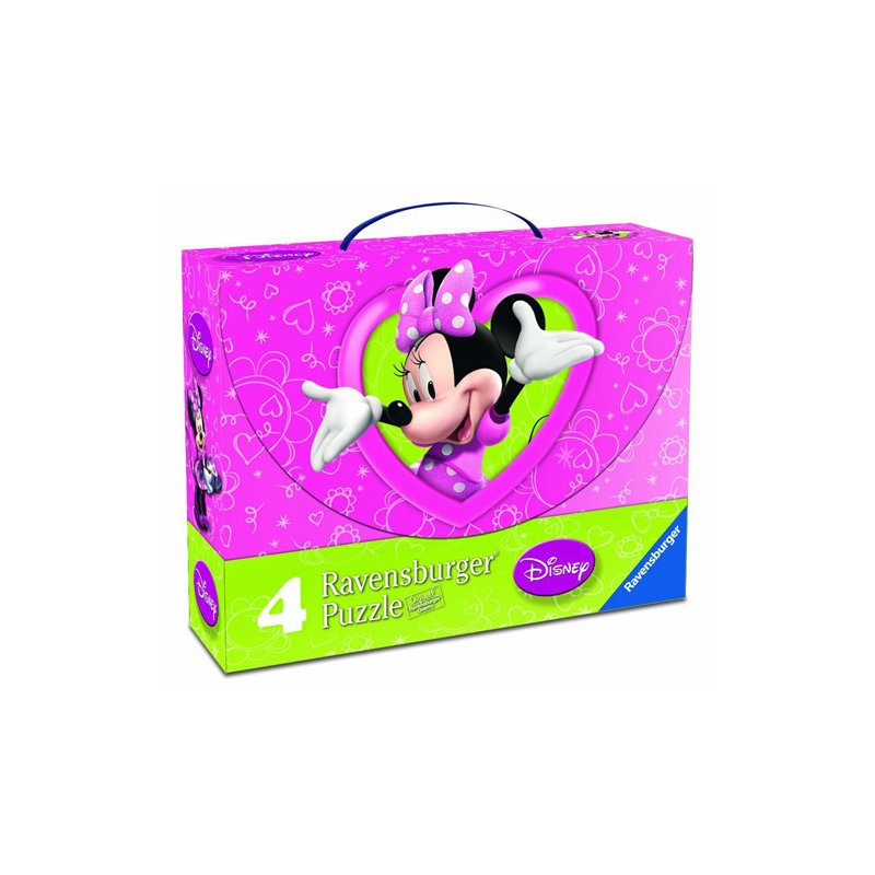 Ravensburger - Puzzle Minnie Mouse, 2x25 piese/2x36 piese