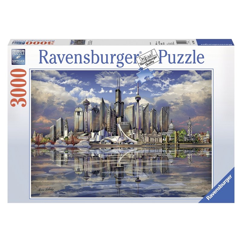 Ravensburger - Puzzle Orizonturi din America de Nord 3000 piese