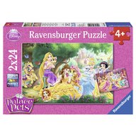 Ravensburger - Puzzle Palace pets, 2x24 piese