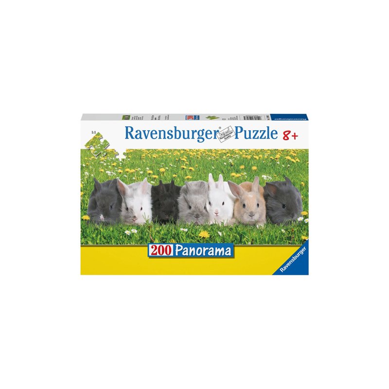 Ravensburger - Puzzle Parada iepurasilor, 200 piese