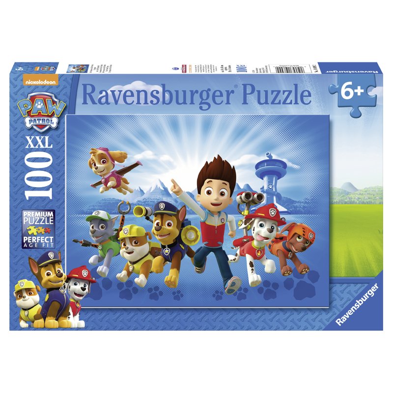 Ravensburger - puzzle patrula catelusilor, 100 piese