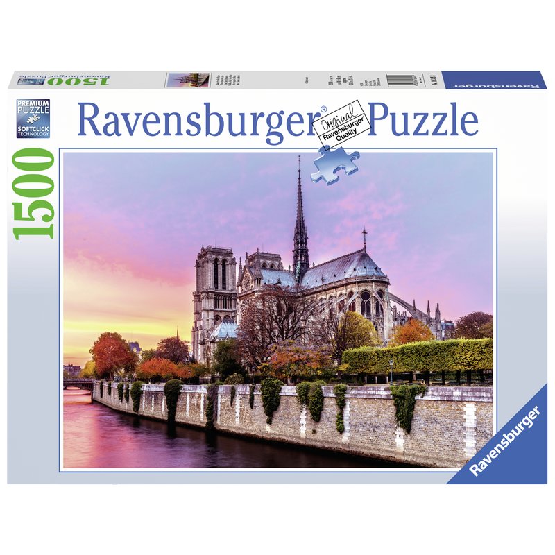 Puzzle Pictura Notre Dame, 1500 Piese