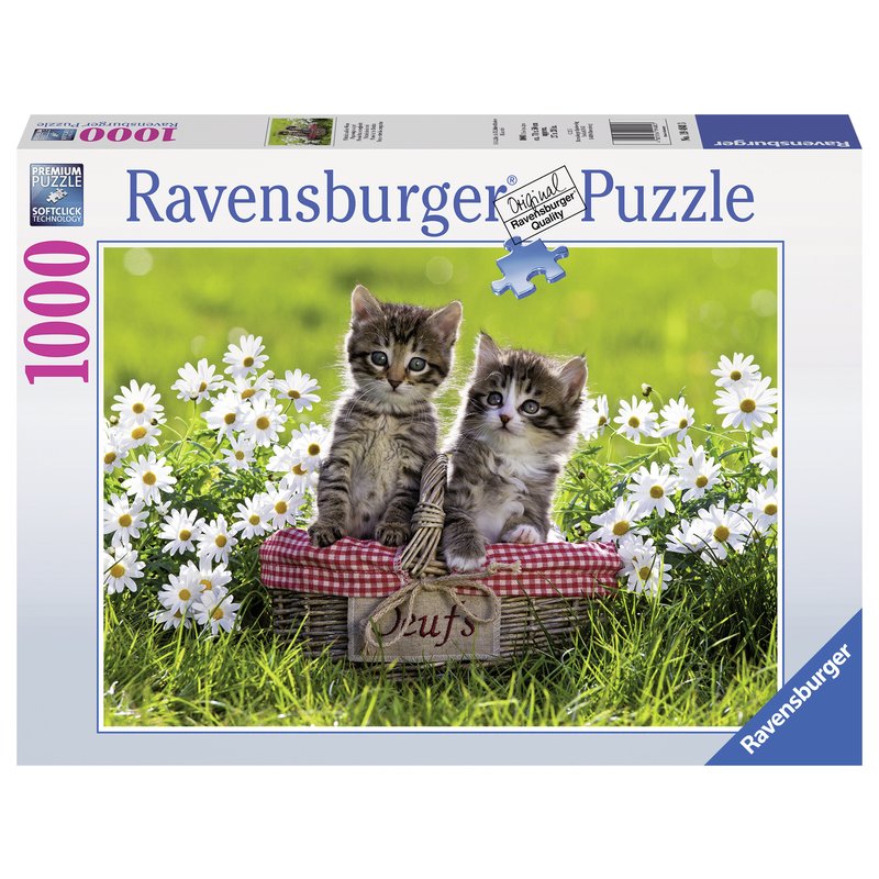 Ravensburger - Puzzle Pisicute in cosulet, 1000 piese