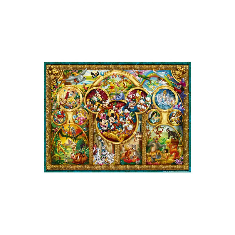 Ravensburger - puzzle temele disney, 1000 piese