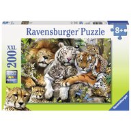 Ravensburger - Puzzle Tigri, 200 piese