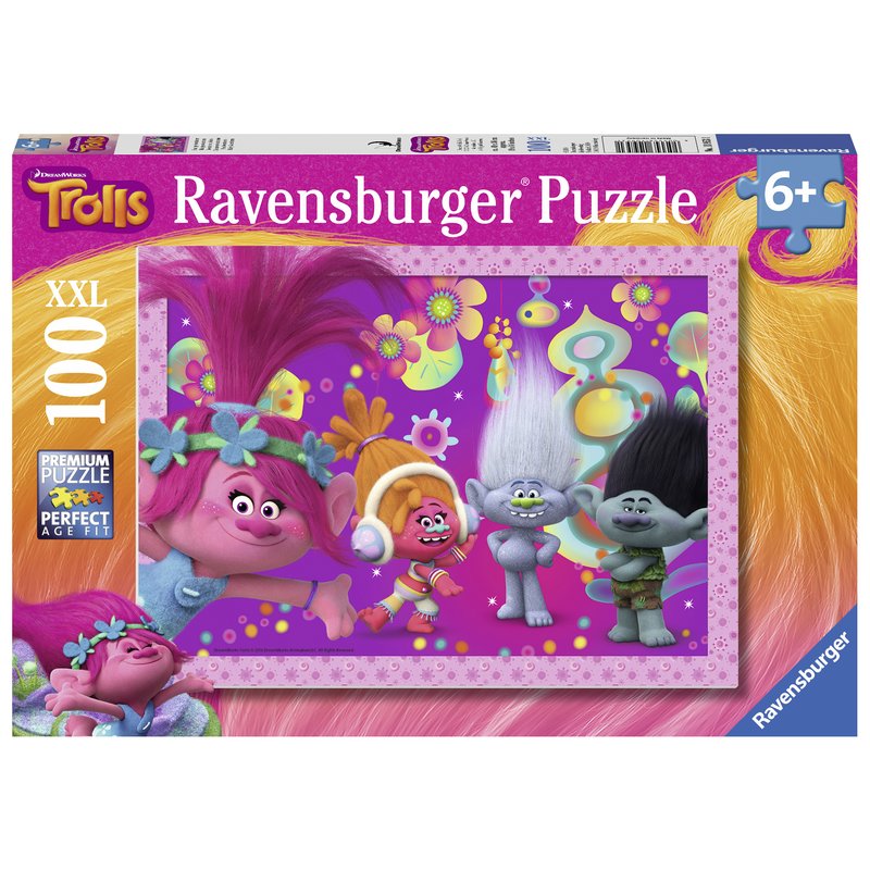 Ravensburger - Puzzle Trolls 100 piese