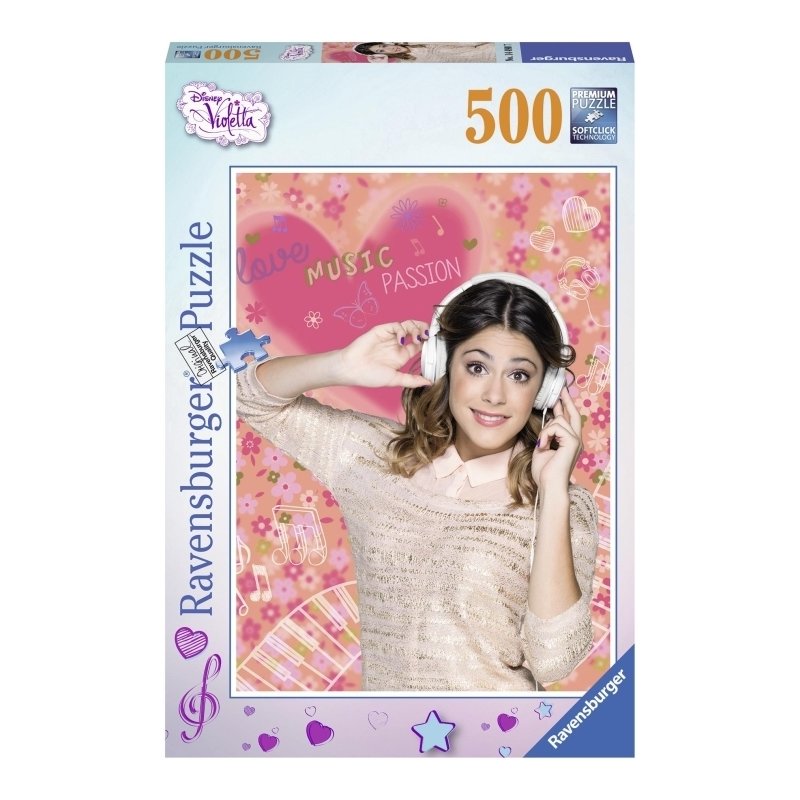 Ravensburger - Puzzle Violetta iubeste muzica, 500 piese