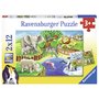 Puzzle Zoo, 2X12 Piese - 1