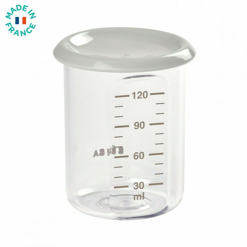 Beaba - recipient ermetic din tritan 120ml - gri