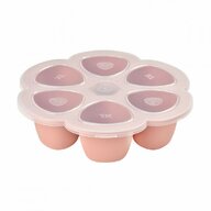 Beaba - Recipient ermetic silicon multiportii 6x150 ml  Old Pink