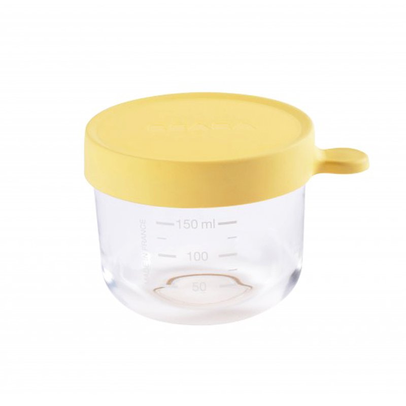 Beaba - recipient ermetic sticla 150 ml, galben