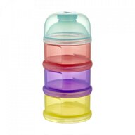 Babyjem - Recipient lapte praf, 3 compartimente,:Multicolor
