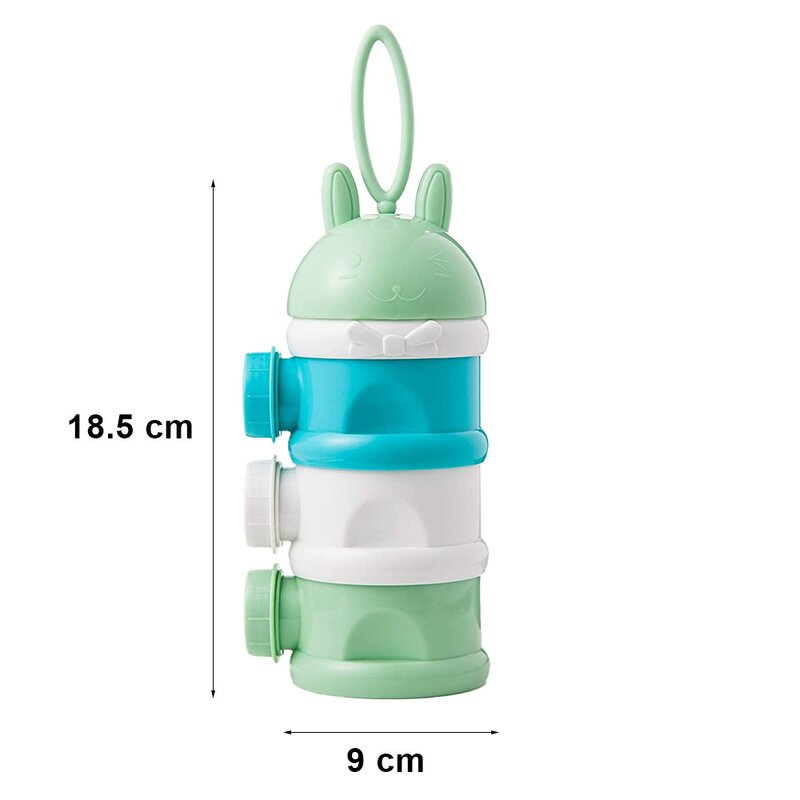 Bebumi - recipient stocare lapte praf c (verde)
