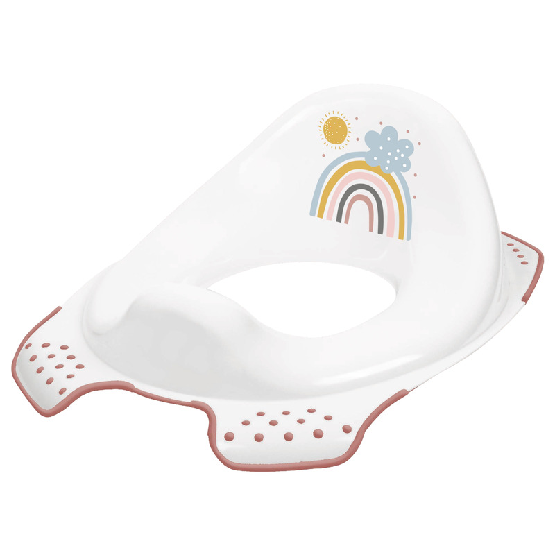 Reductor anatomic toaleta, ewa, cu baza antialunecare, 30 x 40 x 15 cm, keeeper, rainbow