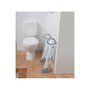 Reductor cu scarita, DreamBaby, Pentru toaleta, Potrivit pentru toaletele rotunde, Sezut ergonomic, 29x36x9 cm, Rezistent, Grey/White - 3