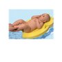 Reductor de baie, New Baby, Maxi, Din burete, 58 cm, Cu jucarii din spuma, Bear Pink - 2