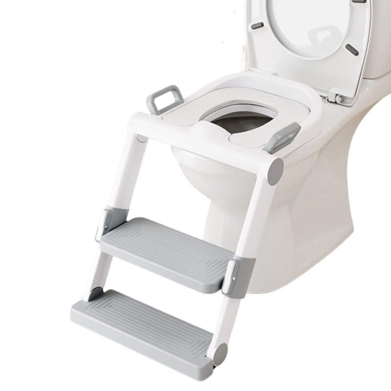 Reductor pliabil, Primabobo, Cu scarita si colac moale, Reglabil pe inaltime- 38-45 cm, Sustine 35 kg, Alb