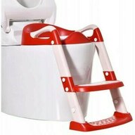 Primabobo - Reductor toaleta cu scarita si colac moale York Red