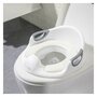 Reductor toaleta, FreeON, Cu perna confortabila si detasabila, Cu manere, 37x9,3x65,5 cm, White - 2