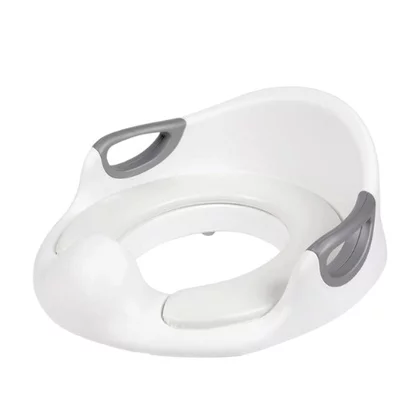 Reductor toaleta, Primabobo, Cu perna confortabila si detasabila, Cu manere, 36x 12x 34 cm, White